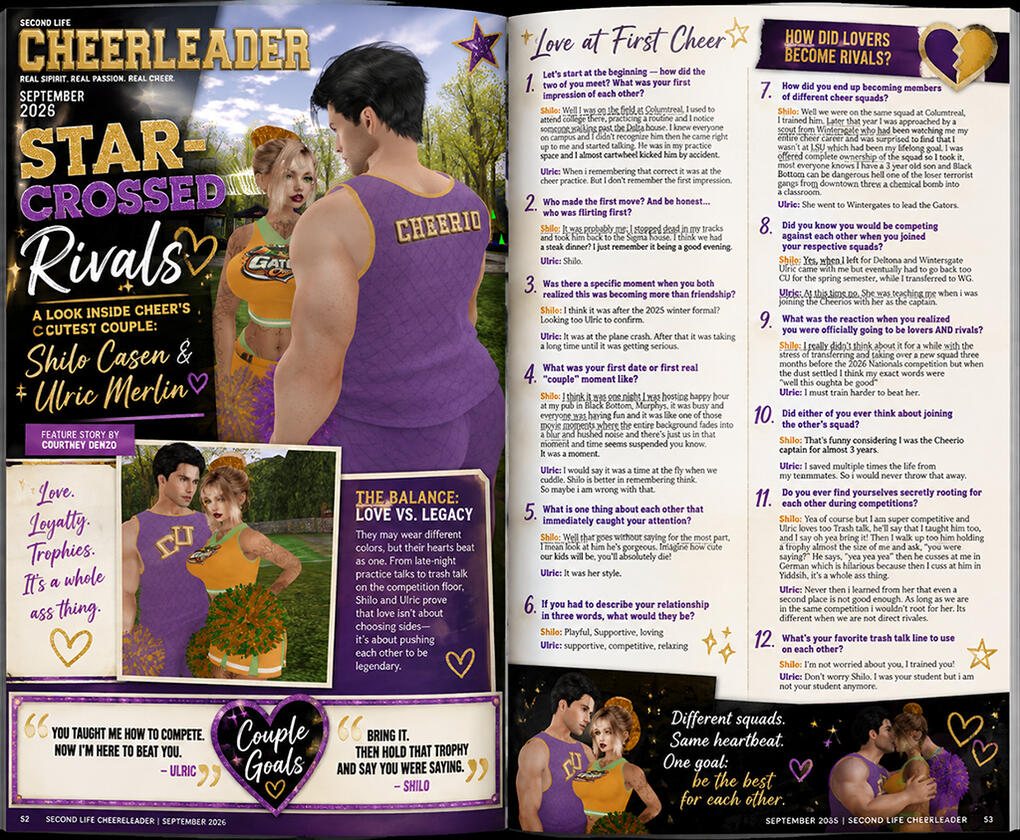 Second Life Cheerleader Feature: Star Crossed Rivals